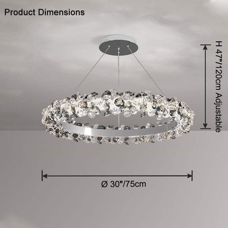 WOW Tiered Circular Crystal Chandelier-wow2726