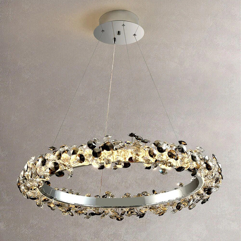 WOW Tiered Circular Crystal Chandelier-wow2726
