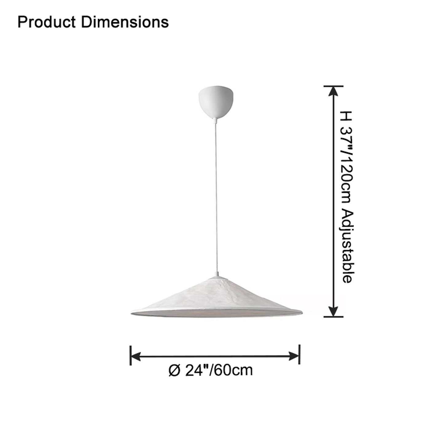 WOW Fabric Cone Pendant Light-wow2729
