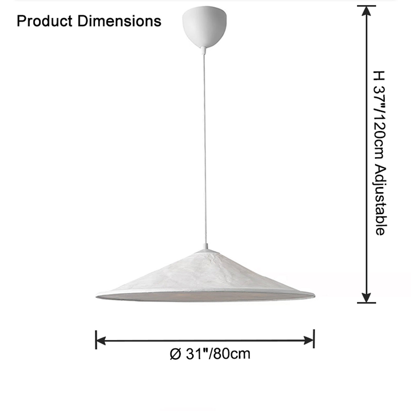 WOW Fabric Cone Pendant Light-wow2729