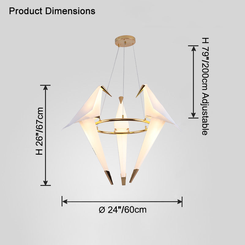 WOW Bird Origami Chandelier-wow2735
