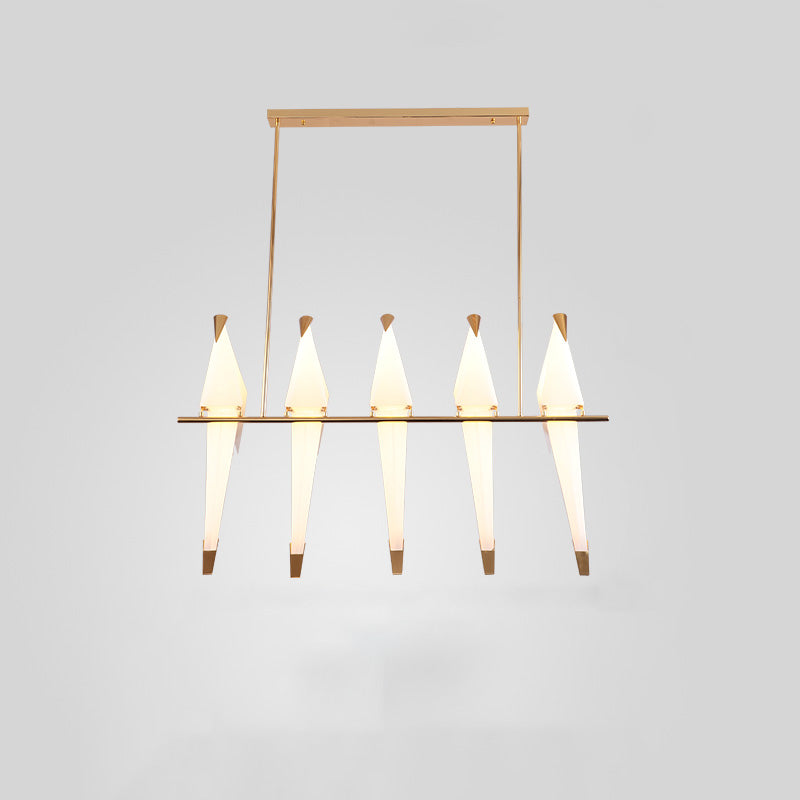 WOW Origami Bird Linear Chandelier-wow2736