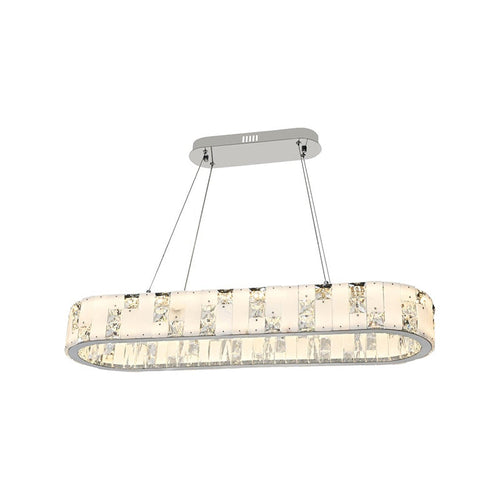 WOW Oval Crystal Alabaster Chandelier-wow2739