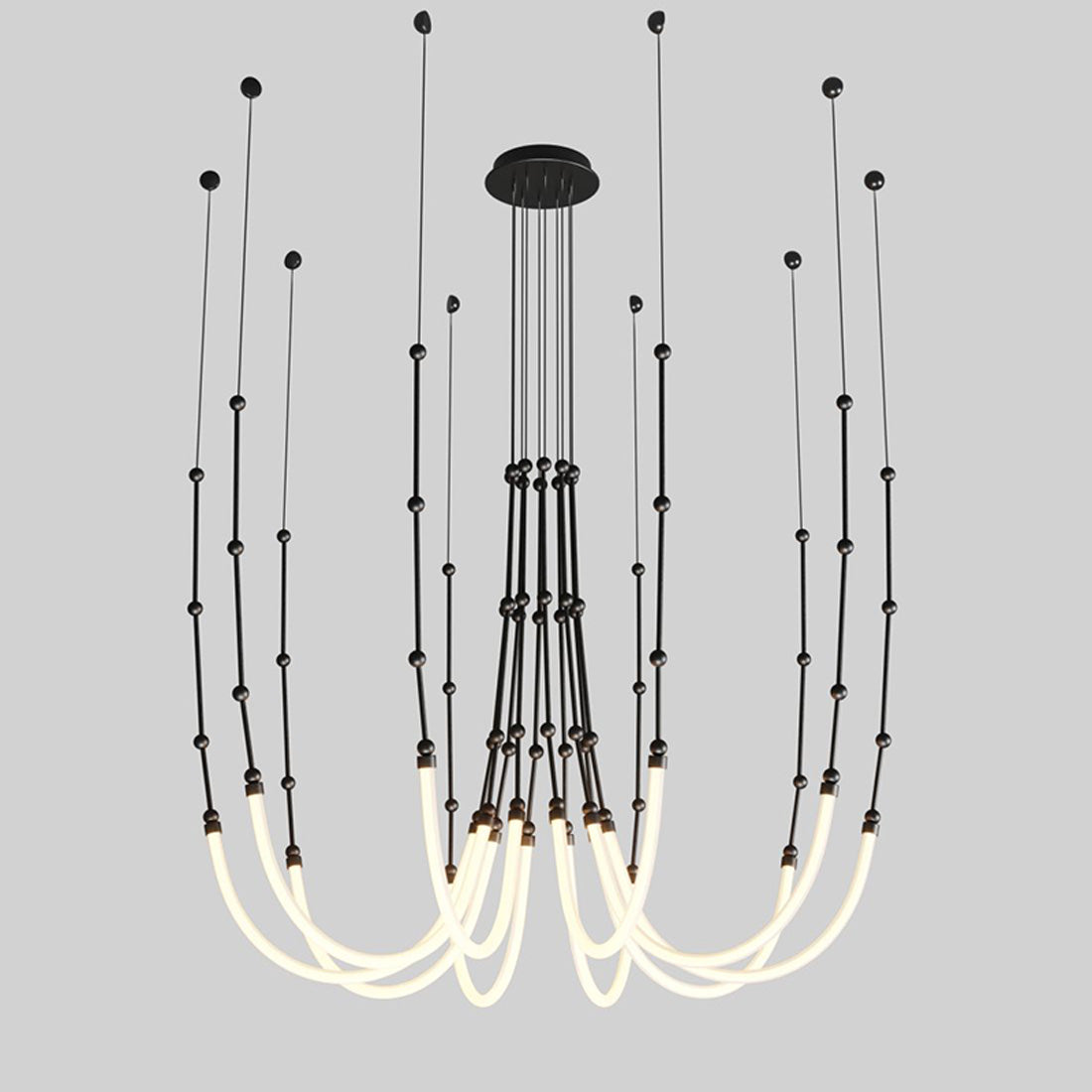 WOW Bamboo Rope LED Chandelier-wow2752