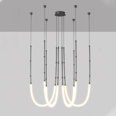 WOW Bamboo Rope LED Chandelier-wow2752