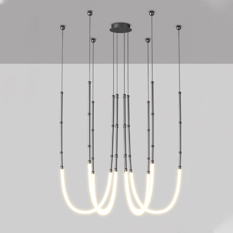 WOW Bamboo Rope LED Chandelier-wow2752