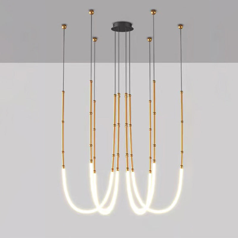 WOW Bamboo Rope LED Chandelier-wow2752