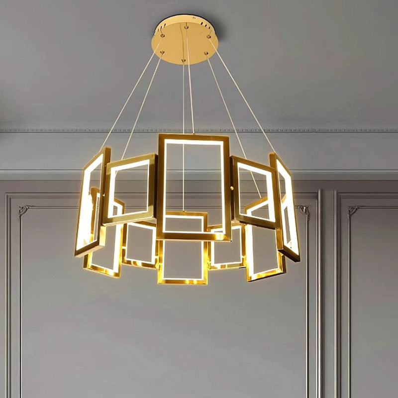 WOW Rectangular Led Round Chandelier-wow2778