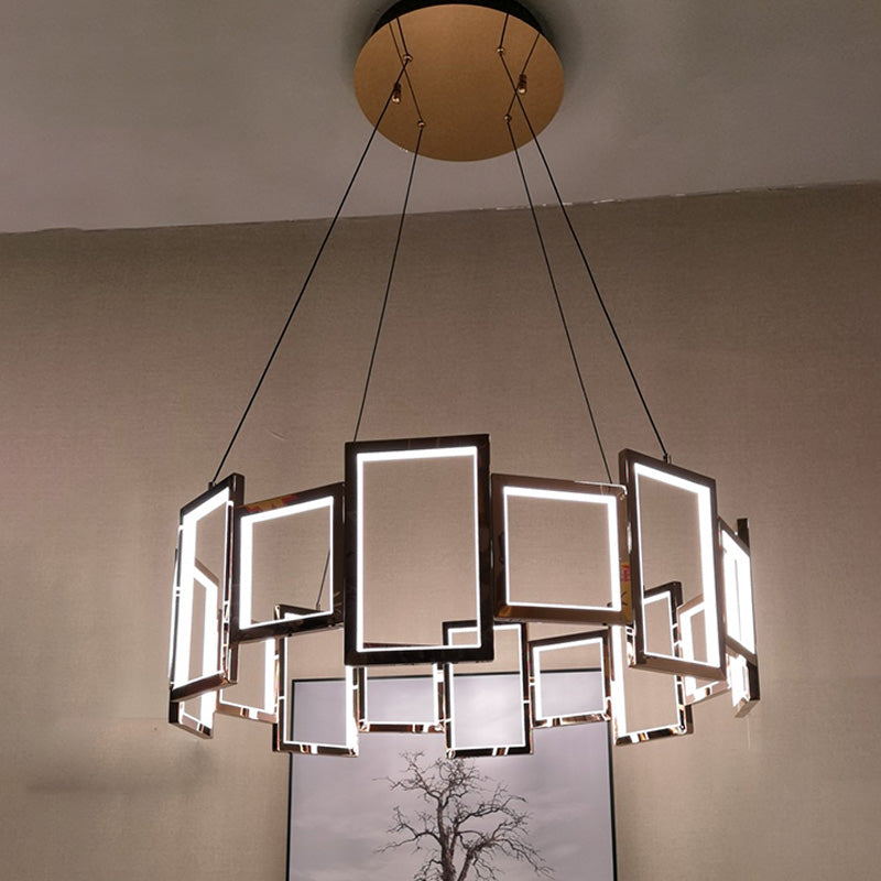 WOW Rectangular Led Round Chandelier-wow2778