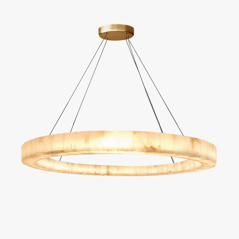 WOW Alabaster Circular Chandelier-wow2803