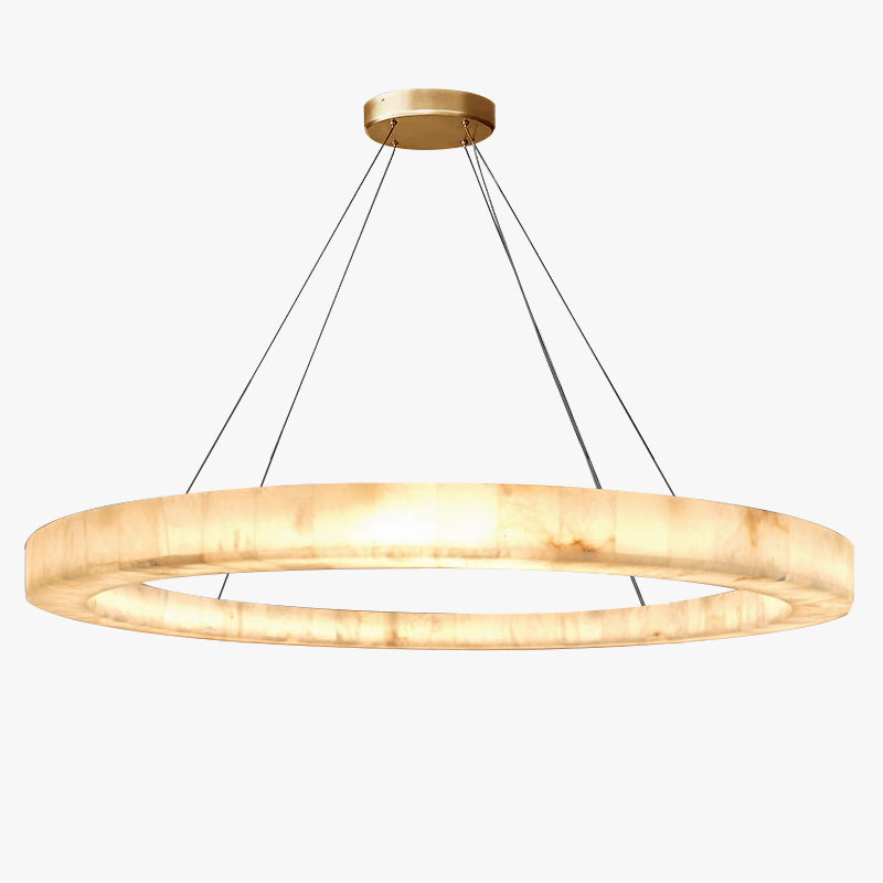 WOW Alabaster Circular Chandelier-wow2803