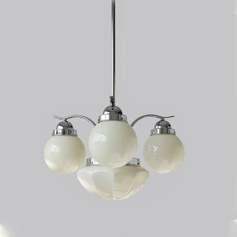 WOW Coloured Glass Globe Arm Chandelier-wow2785