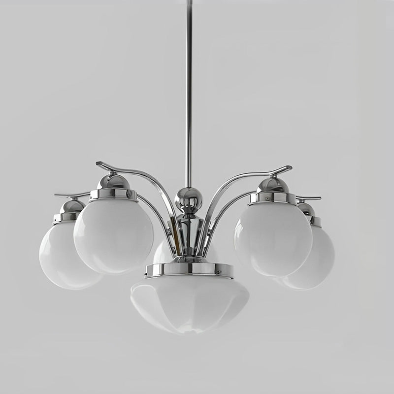 WOW Coloured Glass Globe Arm Chandelier-wow2785