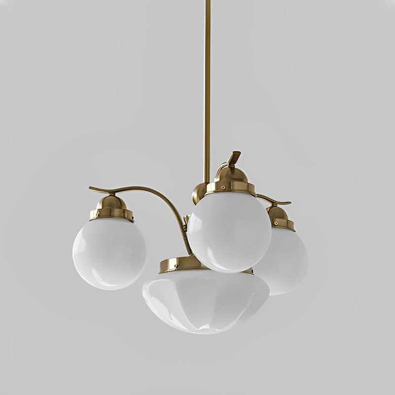 WOW Coloured Glass Globe Arm Chandelier-wow2785