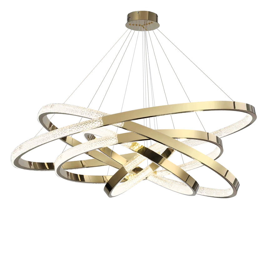 WOW Gold Tiered Ring led Chandelier-wow2796