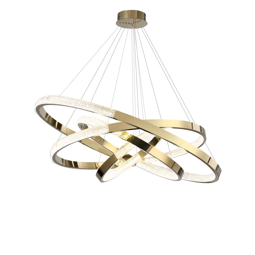 WOW Gold Tiered Ring led Chandelier-wow2796
