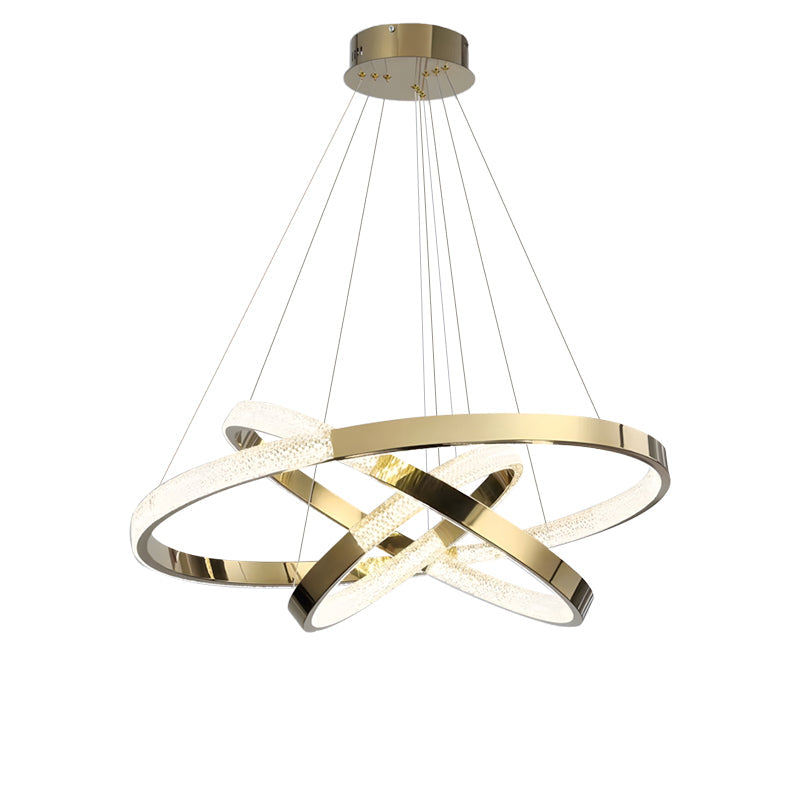 WOW Gold Tiered Ring led Chandelier-wow2796