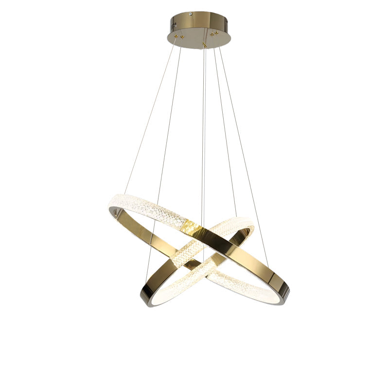 WOW Gold Tiered Ring led Chandelier-wow2796