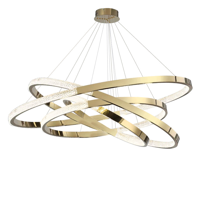 WOW Gold Tiered Ring led Chandelier-wow2796