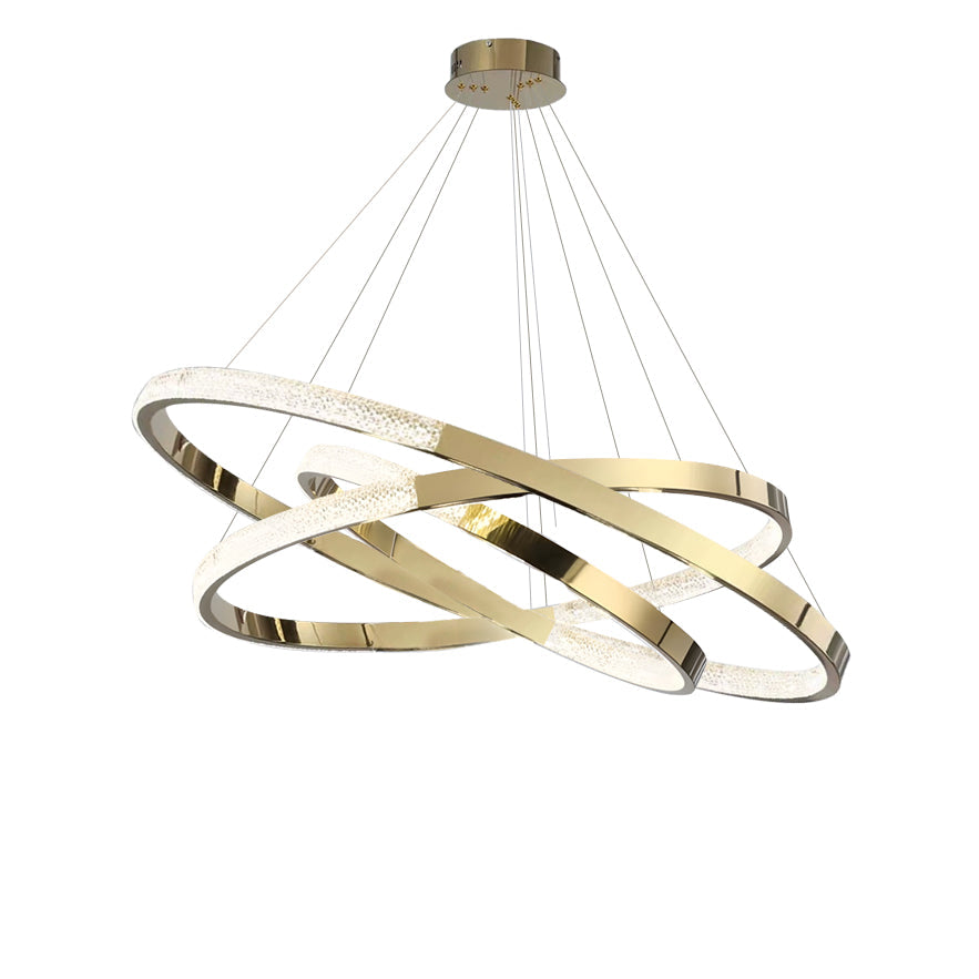 WOW Gold Tiered Ring led Chandelier-wow2796