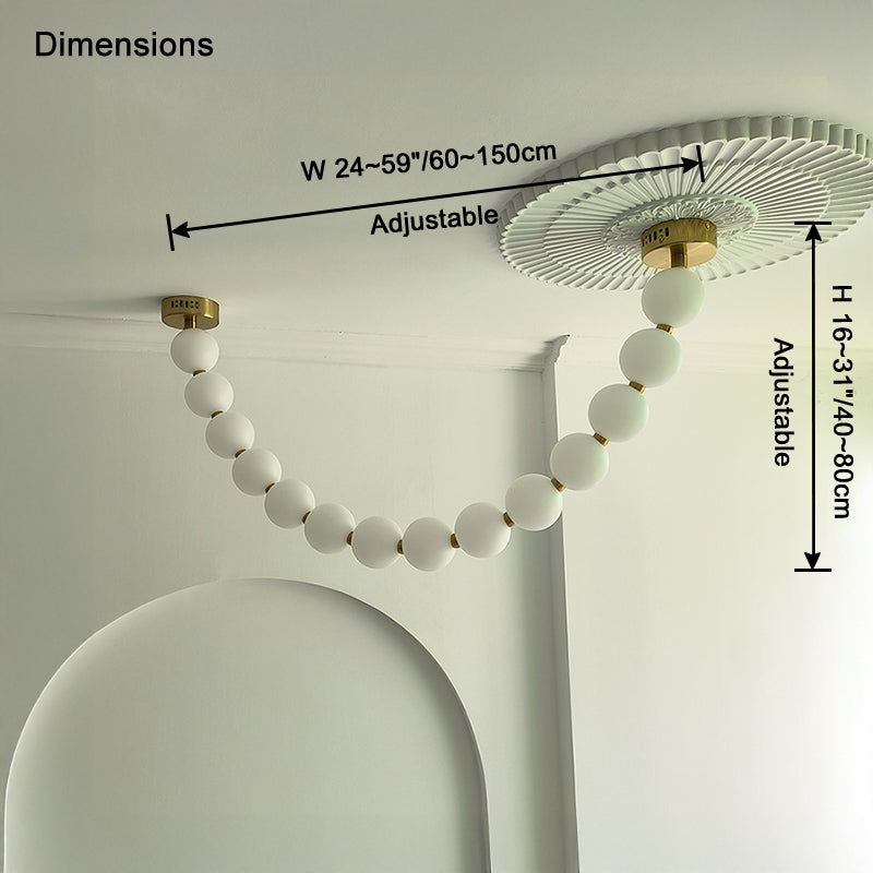 WOW Pearl Necklace Chandelier-wow2806