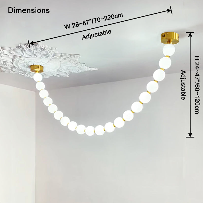 WOW Pearl Necklace Chandelier-wow2806