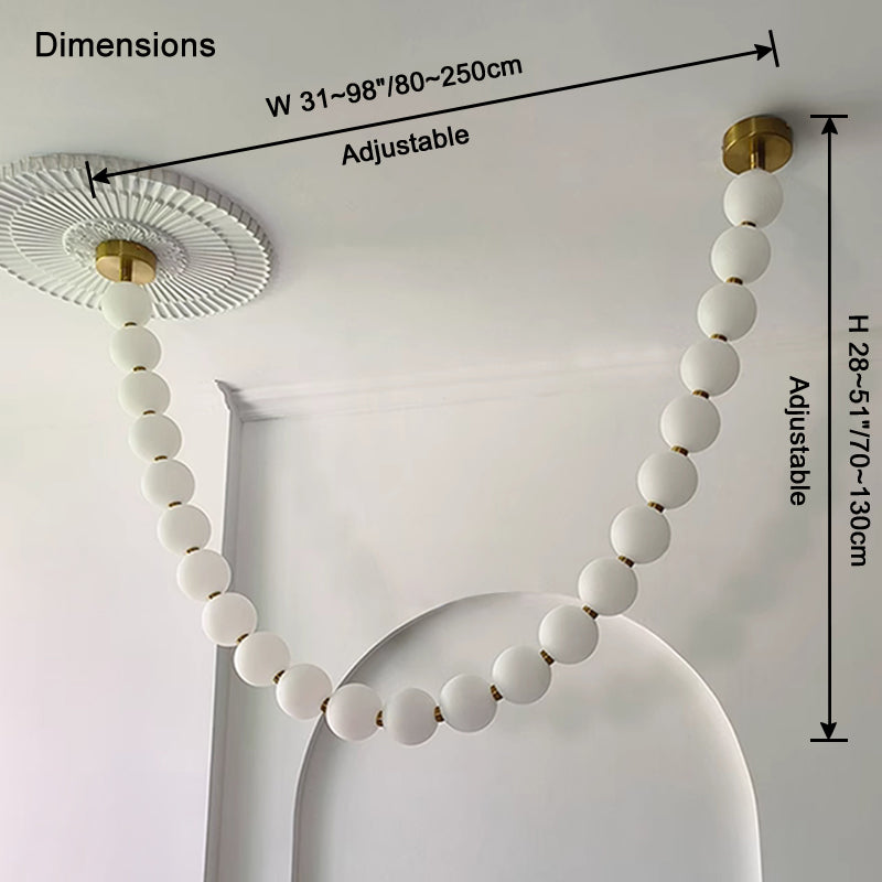 WOW Pearl Necklace Chandelier-wow2806