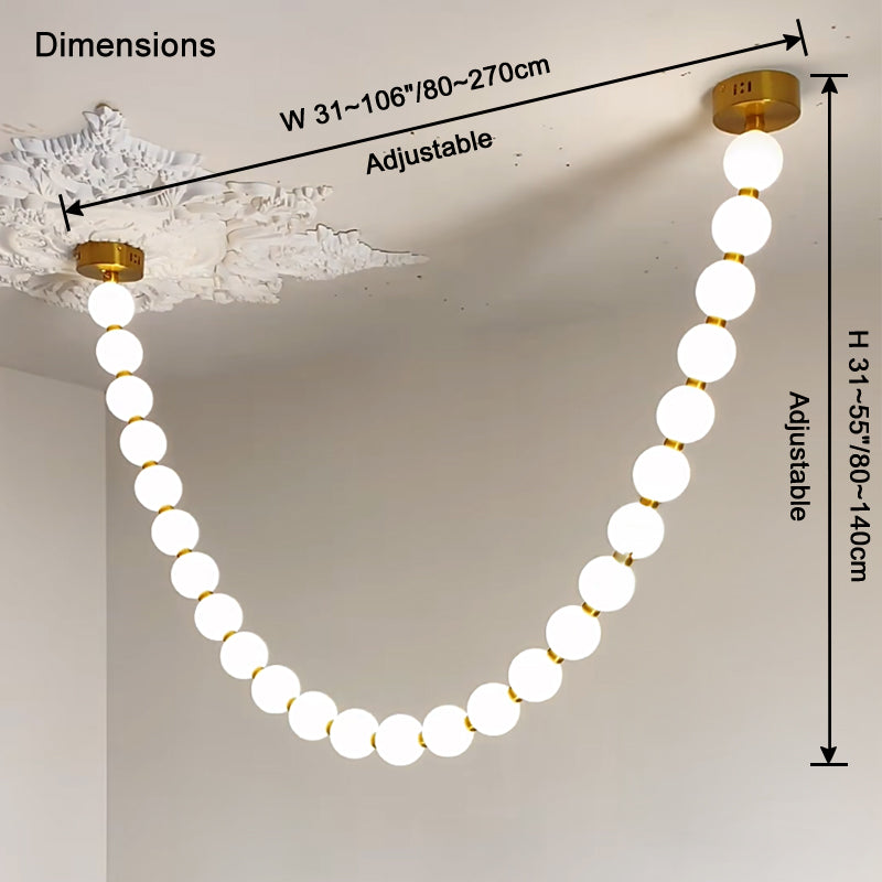 WOW Pearl Necklace Chandelier-wow2806