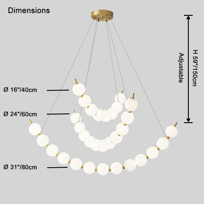 WOW Pearl Arc Chandeliere-wow2808