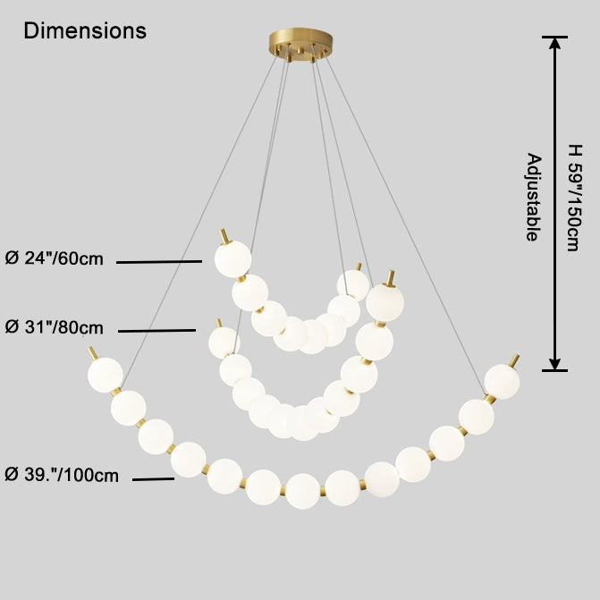 WOW Pearl Arc Chandeliere-wow2808