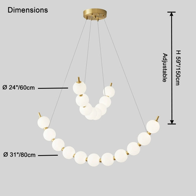 WOW Pearl Arc Chandeliere-wow2808