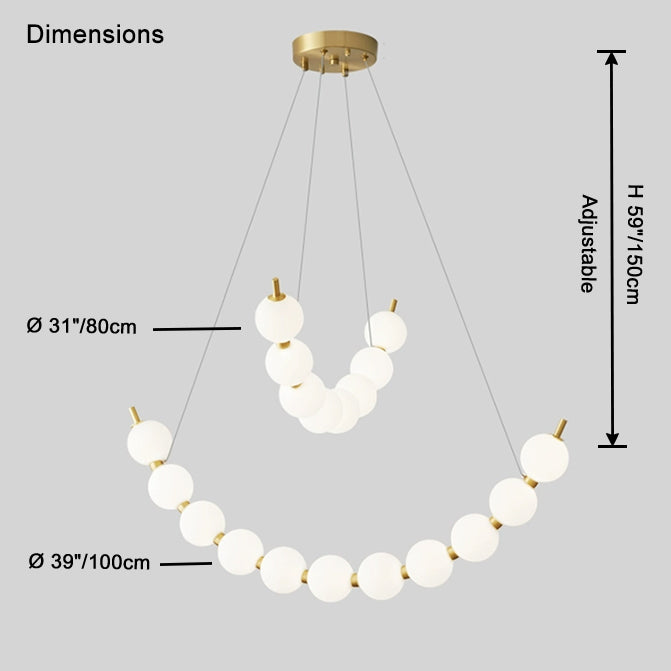 WOW Pearl Arc Chandeliere-wow2808