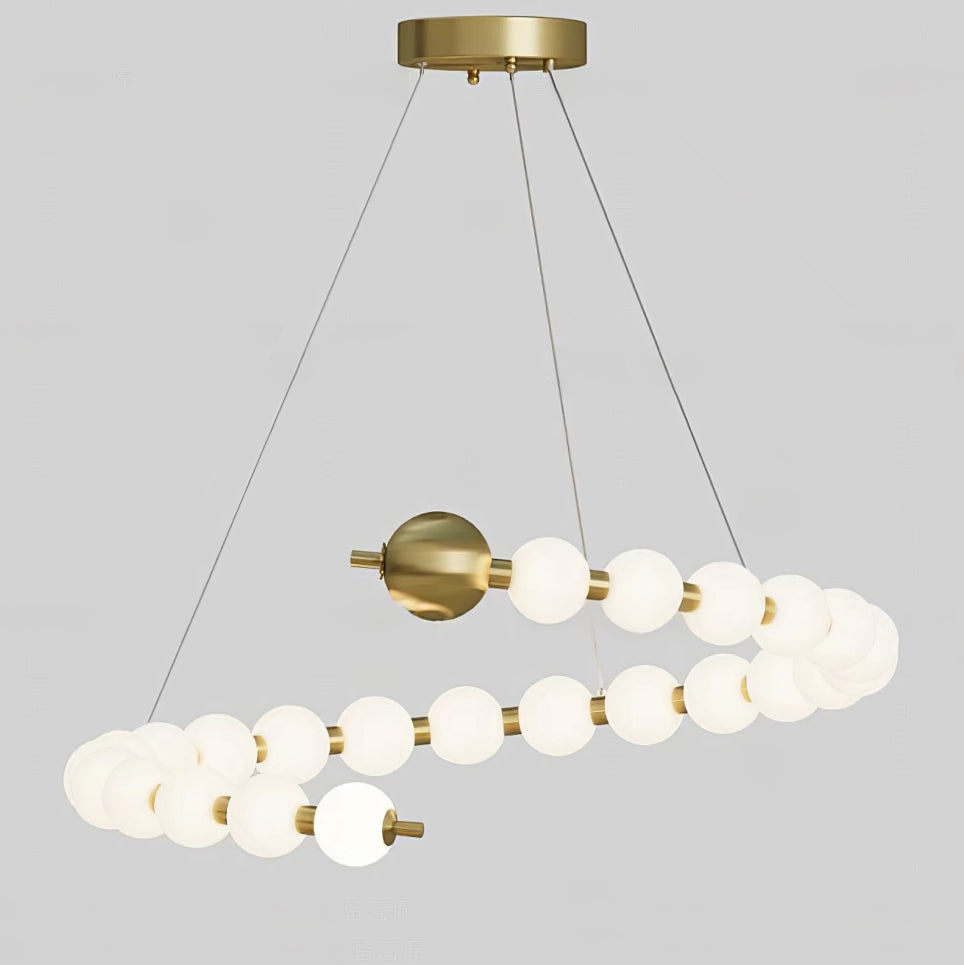 WOW Spiral Pearl Chandelier-wow2812