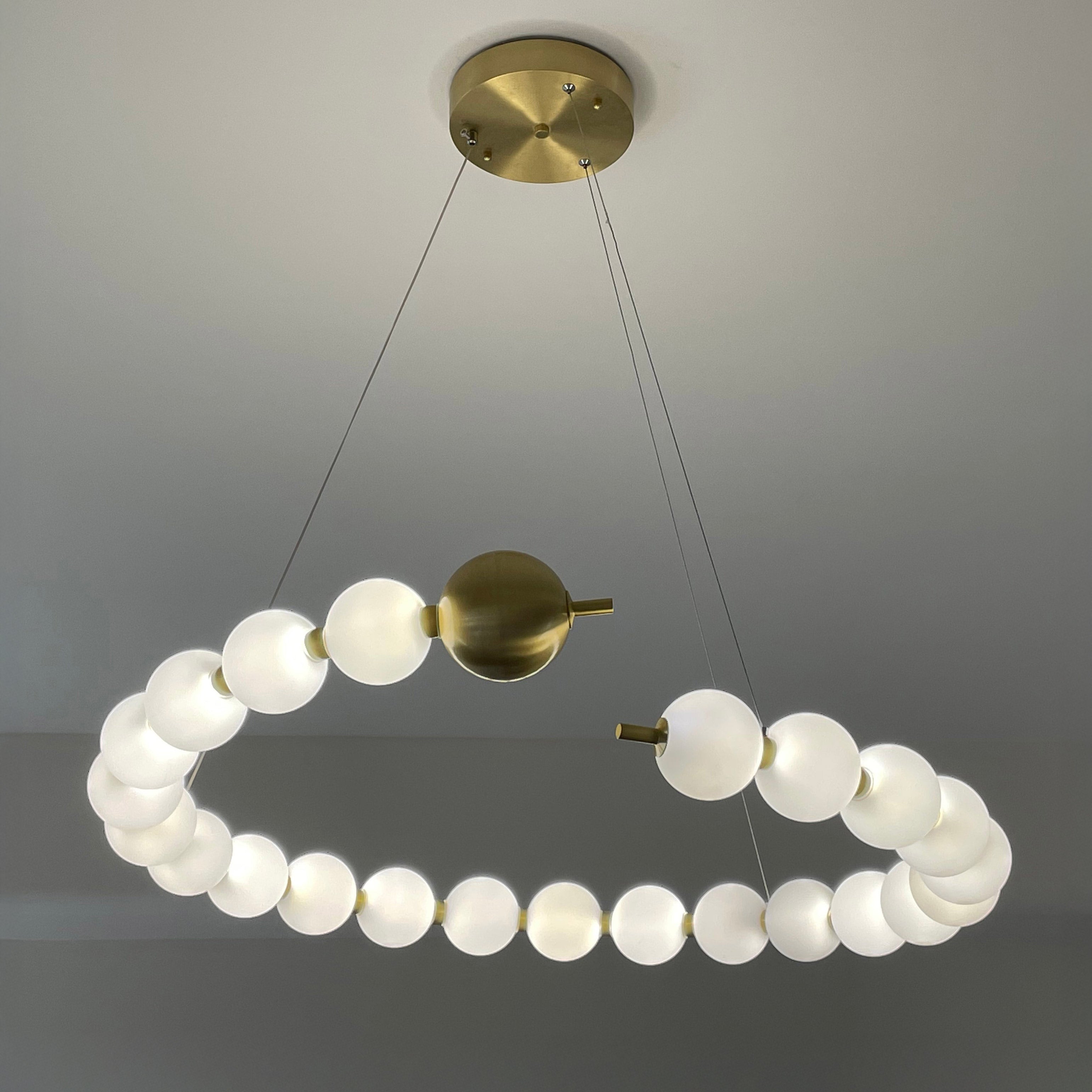 WOW Spiral Pearl Chandelier-wow2812