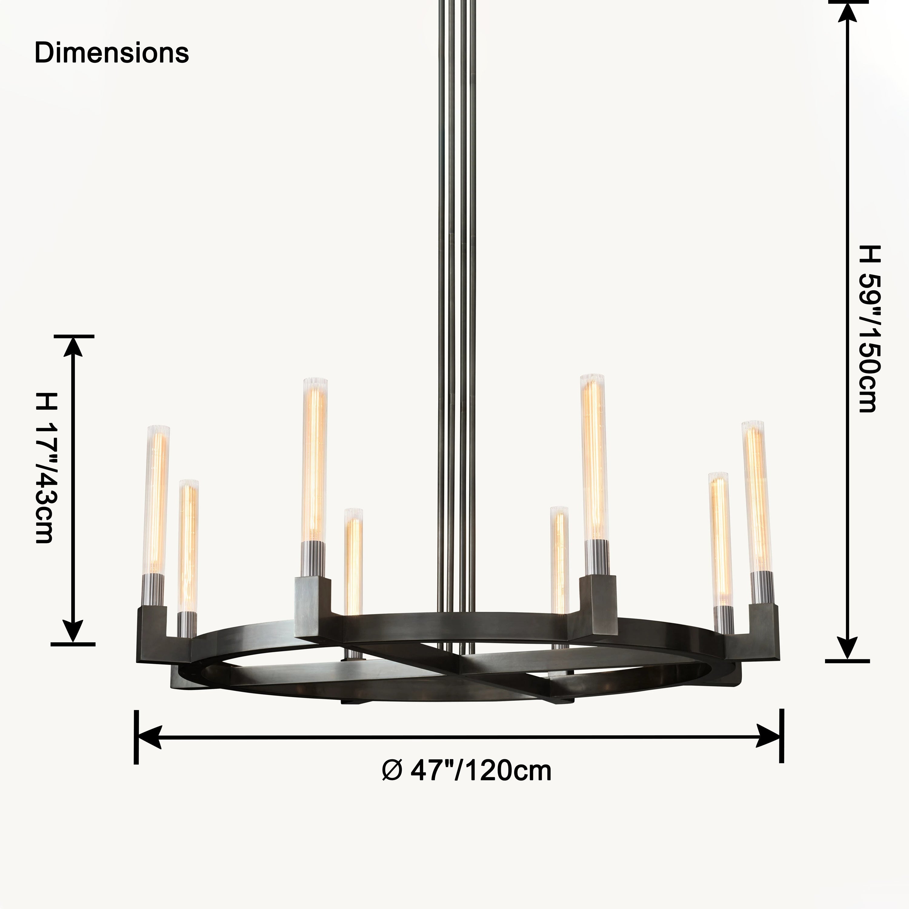 WOW Candle Round Chandelier-wow2815