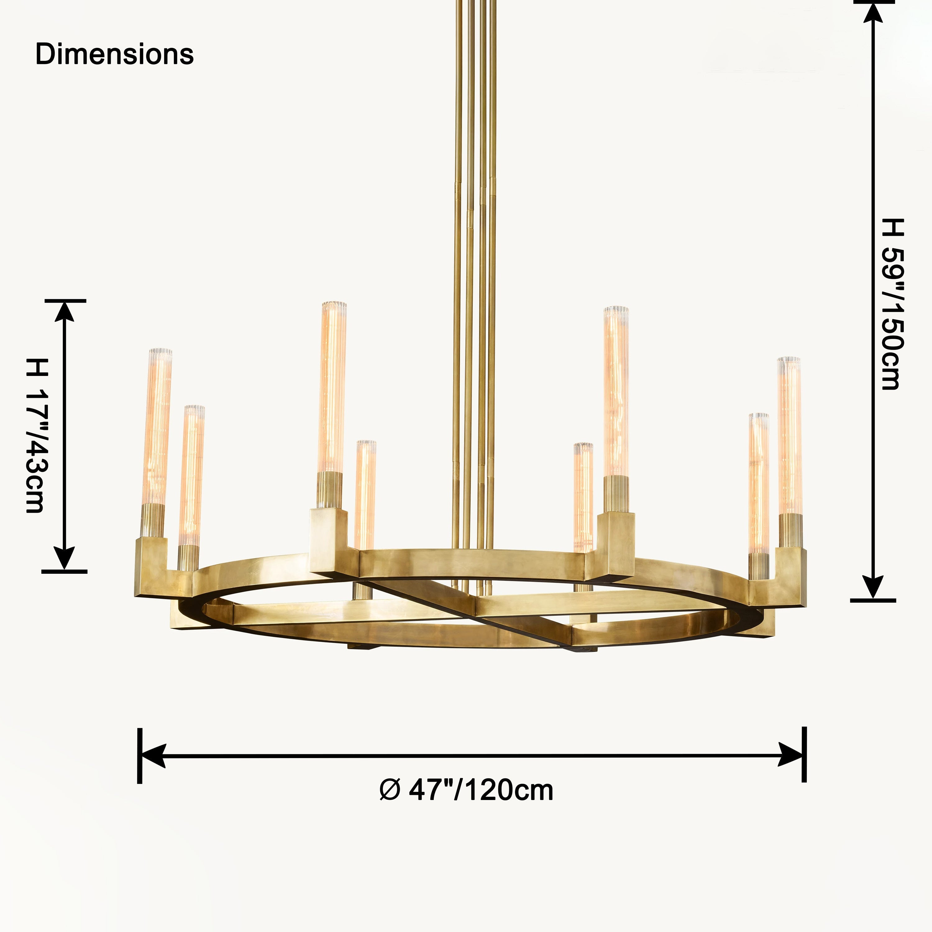 WOW Candle Round Chandelier-wow2815