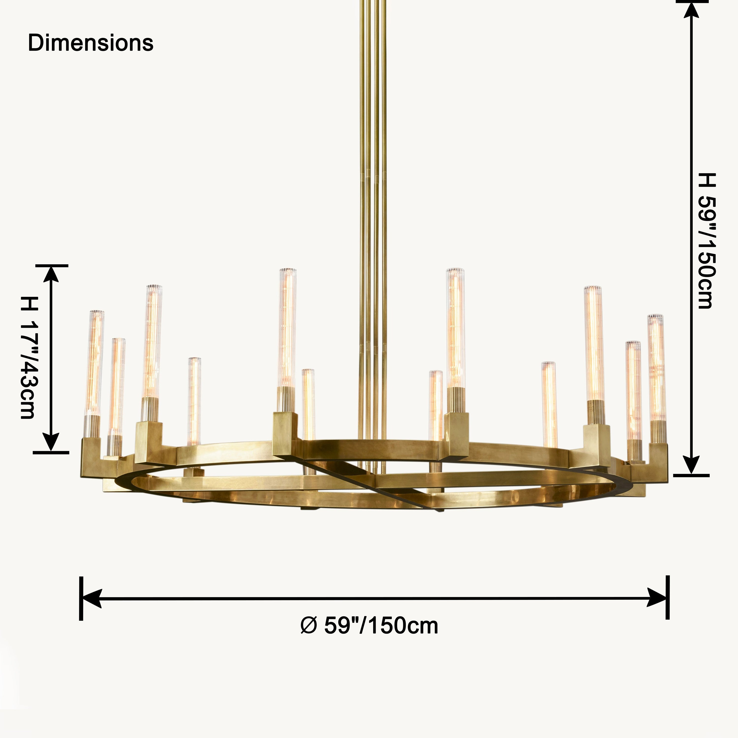 WOW Candle Round Chandelier-wow2815