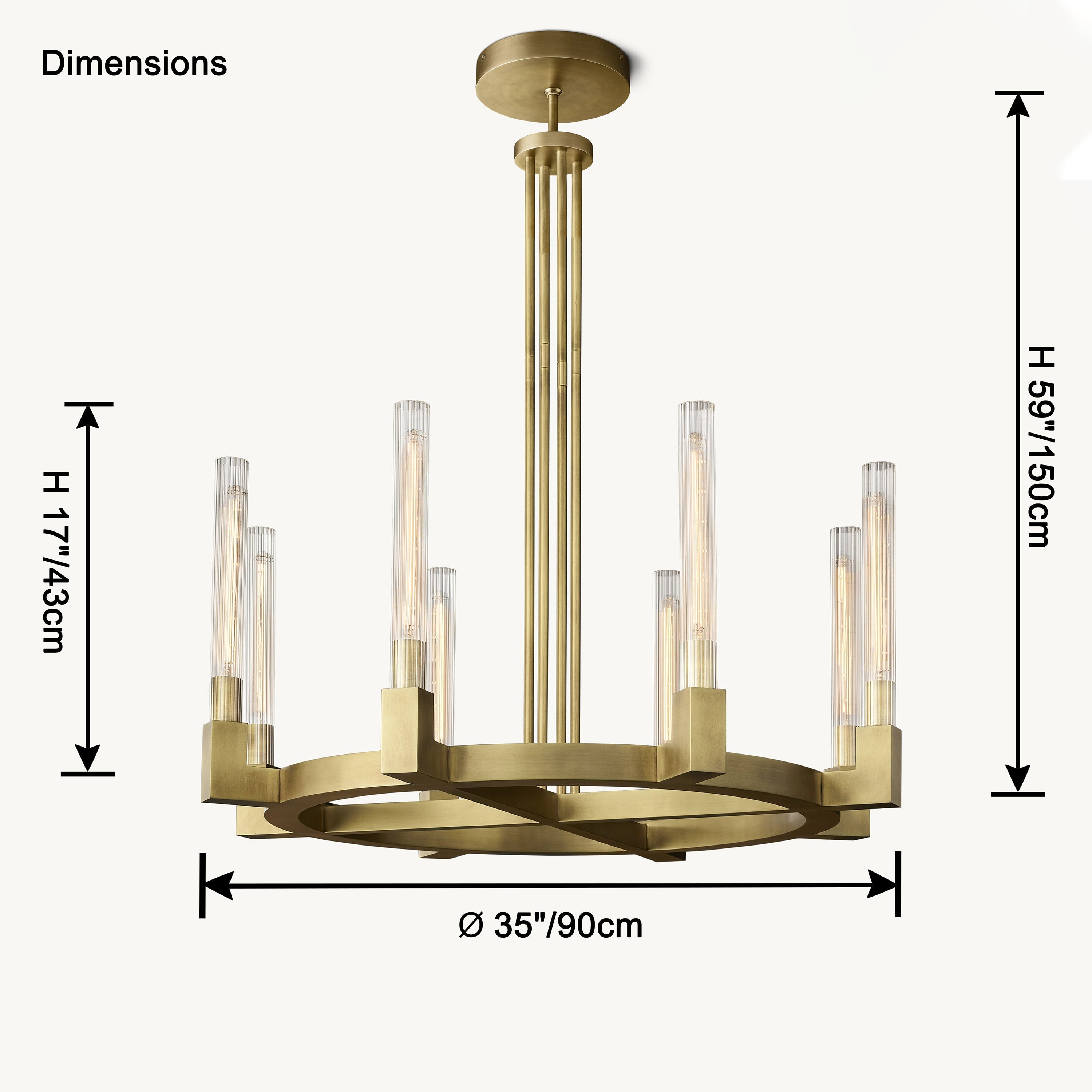 WOW Candle Round Chandelier-wow2815