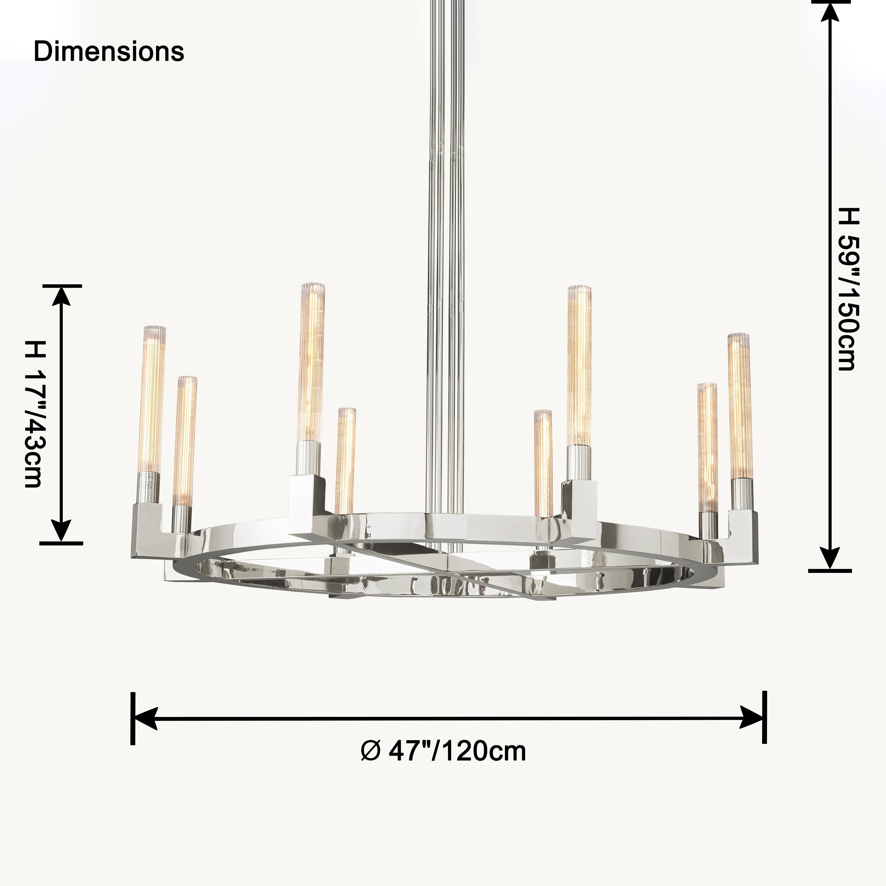 WOW Candle Round Chandelier-wow2815