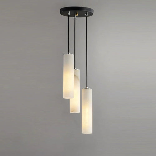 WOW Cascading Cylinder Alabaster Chandelier-wow2827