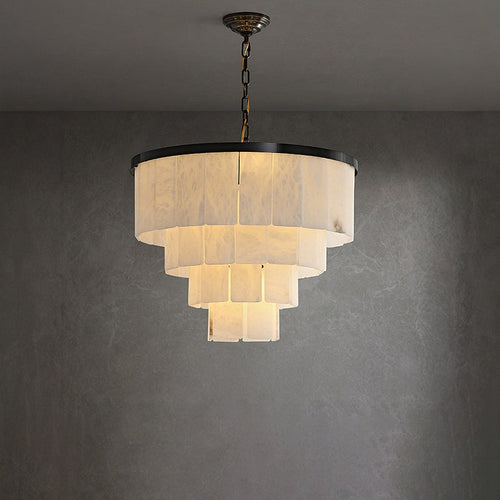 WOW Tiered Alabaster Chandelier -wow2832