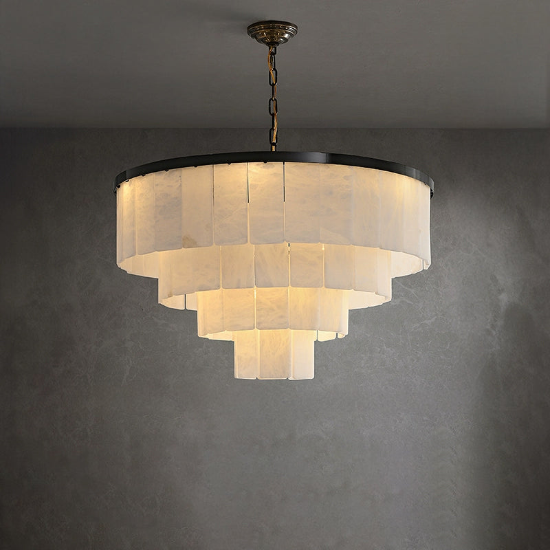 WOW Tiered Alabaster Chandelier -wow2832
