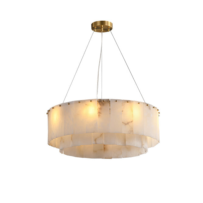 WOW Round Alabaster Chandelier-wow2843