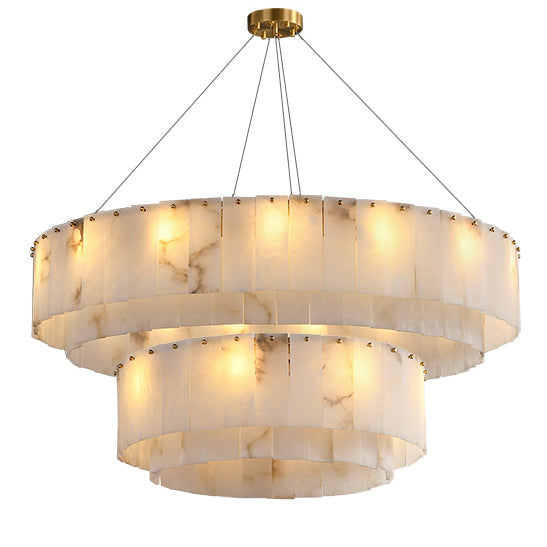 WOW Tiered Alabaster Chandelier-wow2844