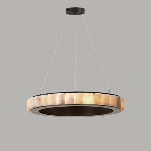 WOW Tiered Circular Alabaster Chandelier-WOW2858