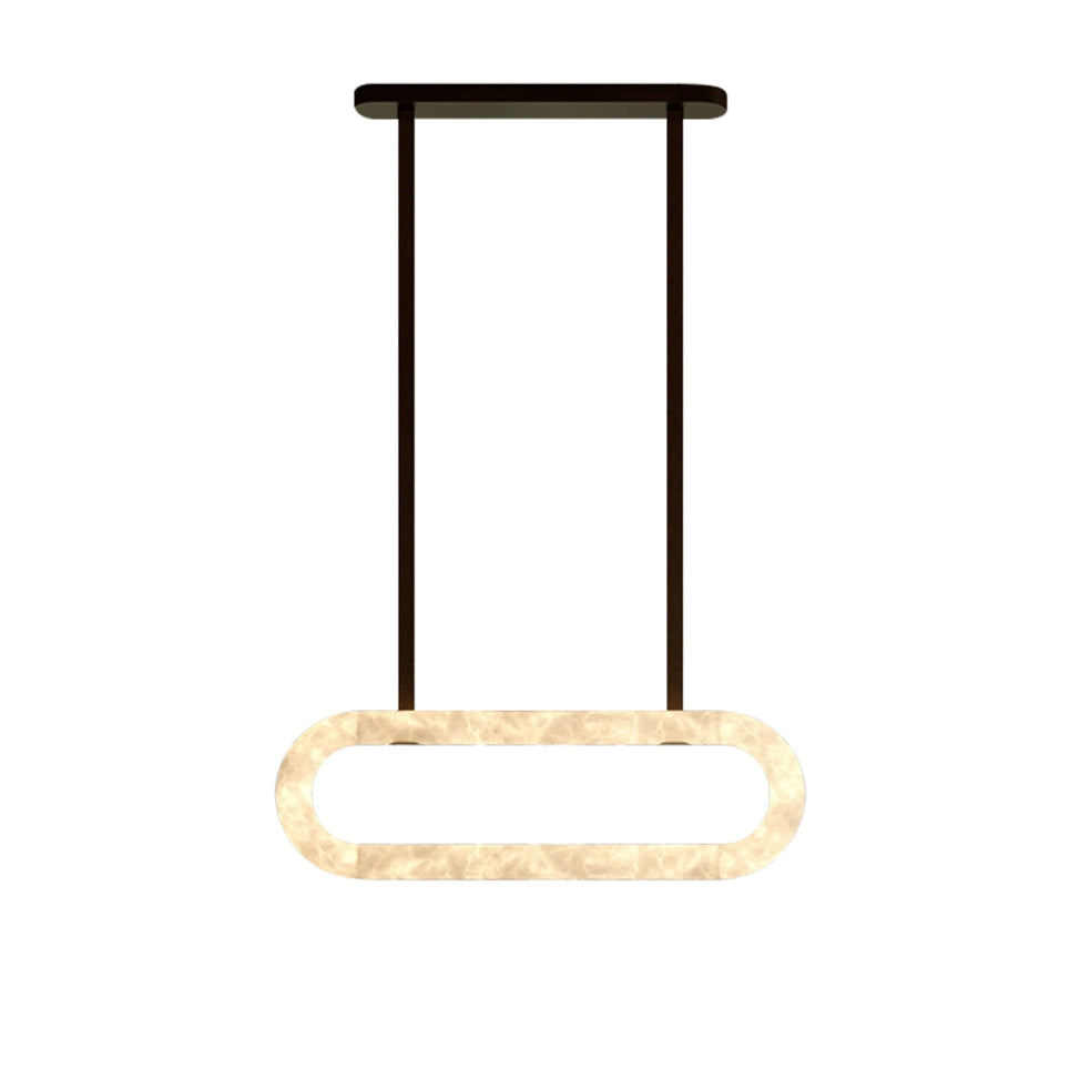 WOW Oval Alabaster Chandelier-wow2872