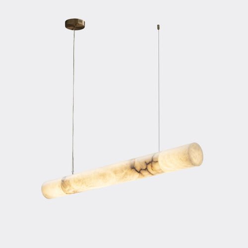 WOW Alabaster Tube Linear Chandelier-wow2876