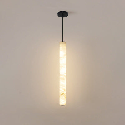 WOW Alabaster Tube Dining Room Pendant Light-wow2882