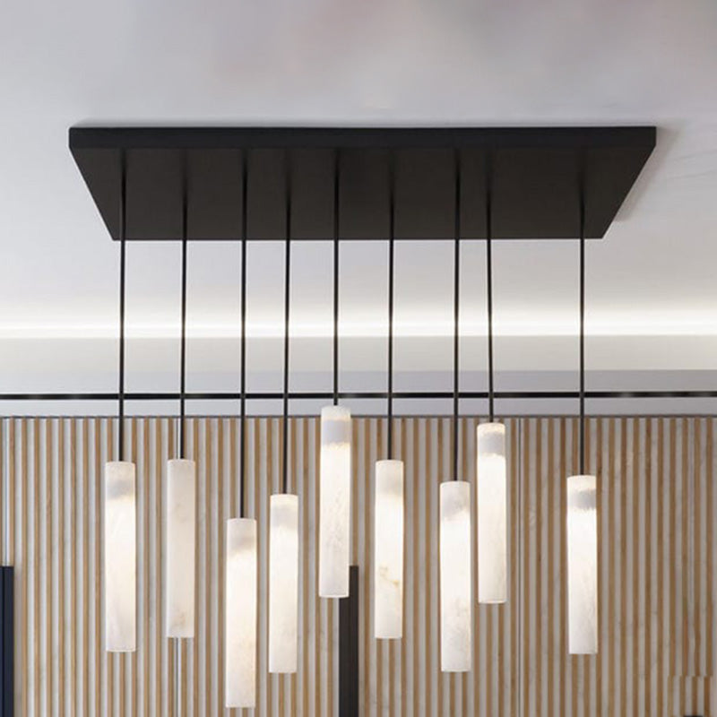 WOW Alabaster Tube Dining Room Pendant Light-wow2882