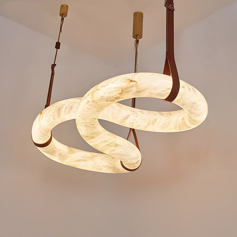 WOW Infinity Alabaster Chandelier-wow2886